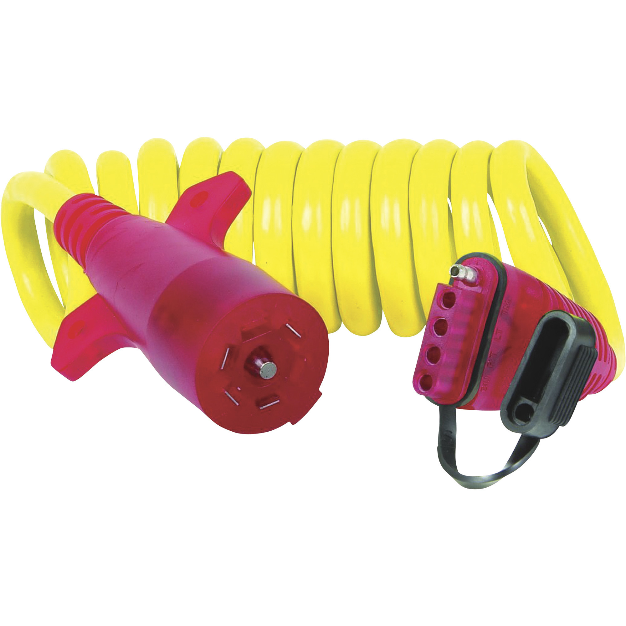 Hopkins Endurance Flex Coil Trailer Light Wiring Adapter, 7 Blade to 5 Flat with Nite-Glow, Model# 47075